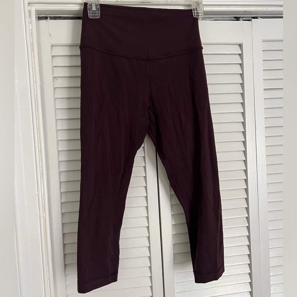 Lululemon align 23” leggings. Plum. Size 4